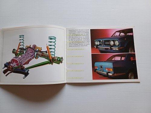 Alfa Romeo Alfetta 1a serie 1972 presentazione per la stampa …