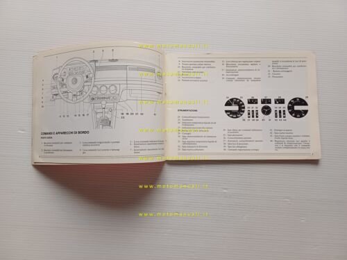 Alfa Romeo Alfetta 2000 L 1981 manuale uso manutenzione libretto …