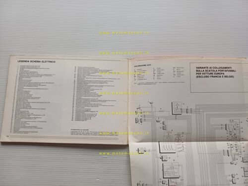 Alfa Romeo Alfetta 2000 L 1981 manuale uso manutenzione libretto …