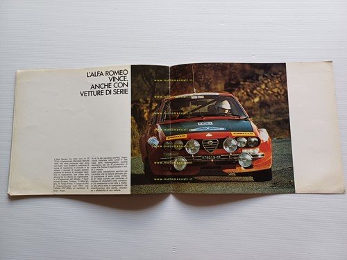 Alfa Romeo Alfetta GT 1.6 - GTV 2.0 1977 depliant …
