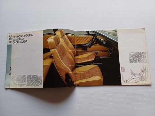 Alfa Romeo Alfetta GT 1.6 - GTV 2.0 1977 depliant …
