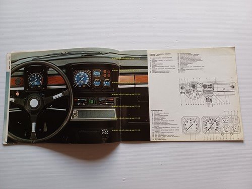 Alfa Romeo Alfetta GT 1.6 - GTV 2.0 1977 depliant …