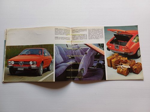Alfa Romeo Alfetta GT 1.6 - GTV 2.0 1977 depliant …