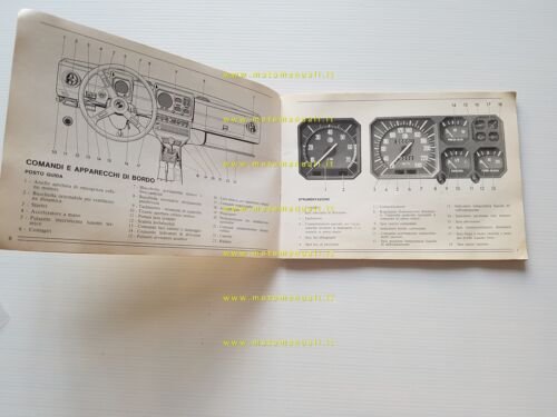 Alfa Romeo Alfetta GT 1975 manuale uso manutenzione libretto originale