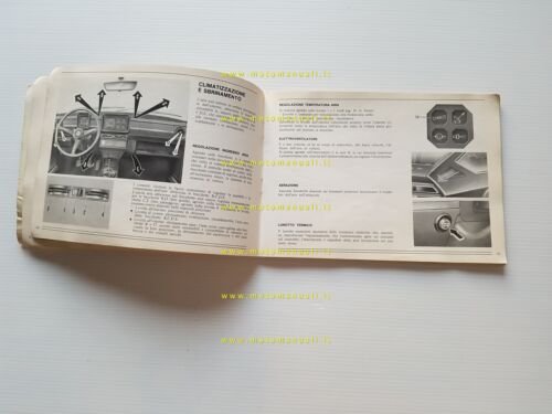 Alfa Romeo Alfetta GT 1975 manuale uso manutenzione libretto originale