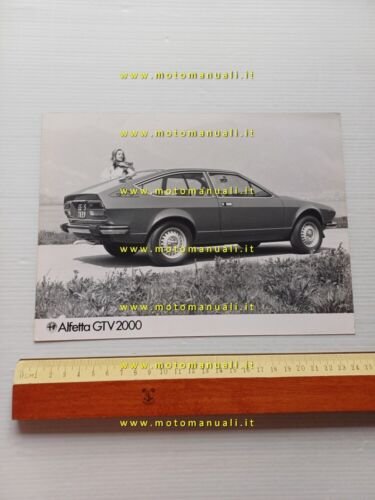 Alfa Romeo Alfetta GTV 2000 foto cartella stampa originale