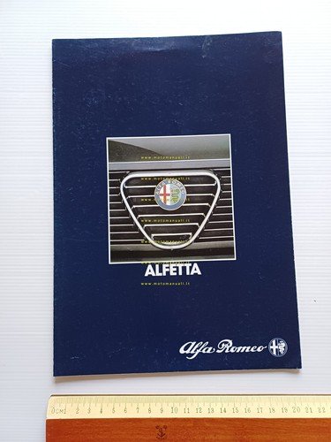 Alfa Romeo Alfetta modelli 1983 depliant italiano originale
