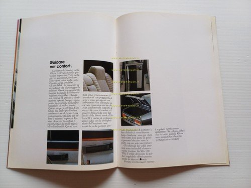 Alfa Romeo Alfetta modelli 1984 depliant italiano originale