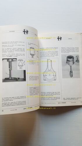 Alfa Romeo Alfetta Turbo D 1980 manuale officina MOTORE originale