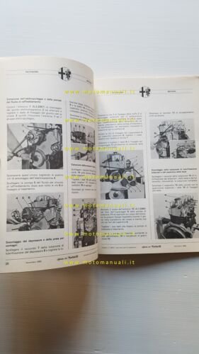 Alfa Romeo Alfetta Turbo D 1980 manuale officina MOTORE originale
