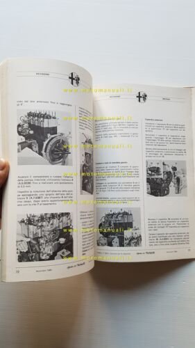 Alfa Romeo Alfetta Turbo D 1980 manuale officina MOTORE originale