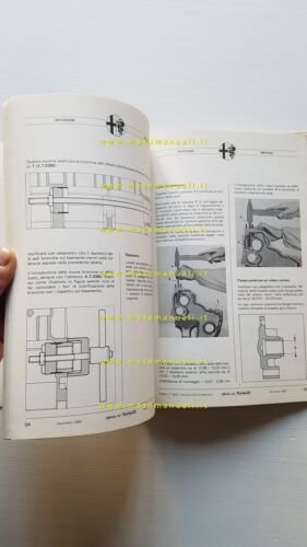 Alfa Romeo Alfetta Turbo D 1980 manuale officina MOTORE originale