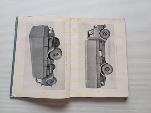 Alfa Romeo Autocarro 800 R.E. Militare 1941 manuale uso manutenzione …