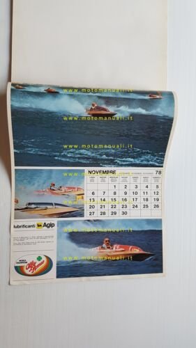 Alfa Romeo calendario 1978 italiano originale auto no brochure