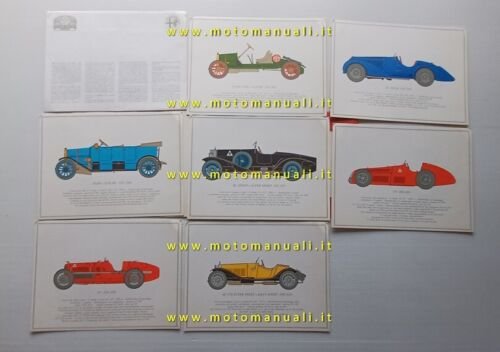 Alfa Romeo cartella portfolio con 7 stampe modelli storici no …