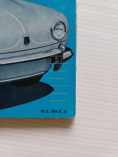 Alfa Romeo Dauphine manuale uso manutenzione libretto istruzioni originale