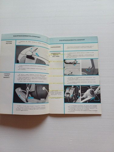 Alfa Romeo Dauphine manuale uso manutenzione libretto istruzioni originale