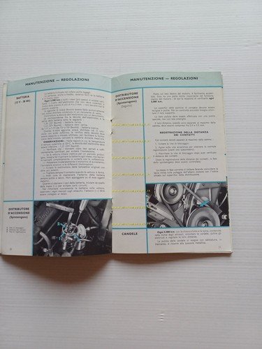 Alfa Romeo Dauphine manuale uso manutenzione libretto istruzioni originale