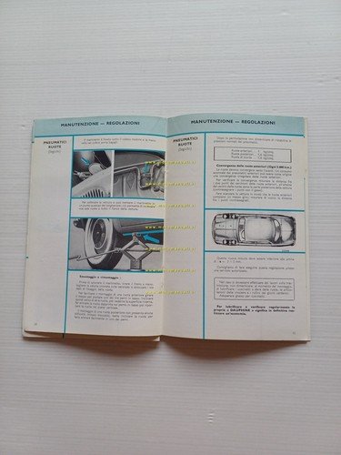 Alfa Romeo Dauphine manuale uso manutenzione libretto istruzioni originale