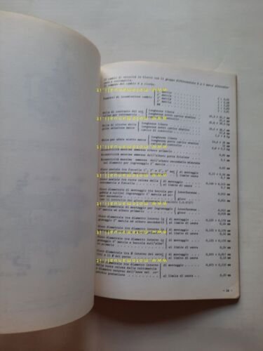 Alfa Romeo F 12 Diesel 1973 manuale officina caratteristiche tecniche …