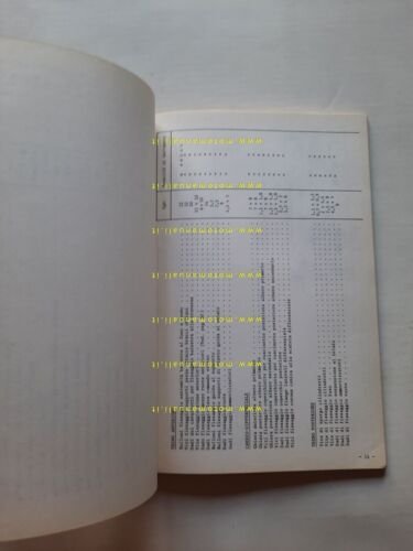 Alfa Romeo F 12 Diesel 1973 manuale officina caratteristiche tecniche …