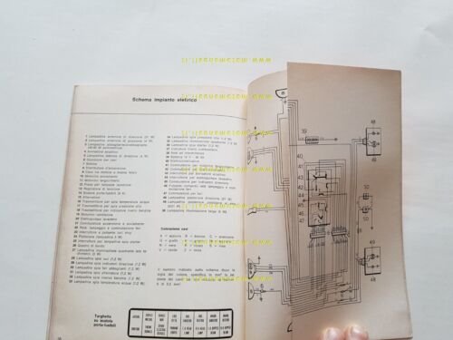 Alfa Romeo F12 -F11 1981 manuale uso manutenzione libretto originale