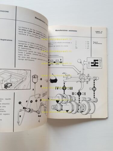 Alfa Romeo furgone F12 1967 manuale uso manutenzione libretto originale