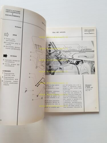 Alfa Romeo furgone F12 1967 manuale uso manutenzione libretto originale