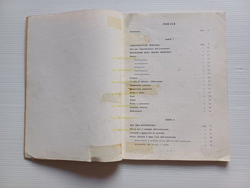 Alfa Romeo furgone Romeo 2° Benzina 1962 manuale uso manutenzione …
