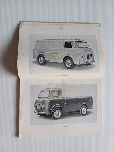 Alfa Romeo furgone Romeo 2° Benzina 1962 manuale uso manutenzione …