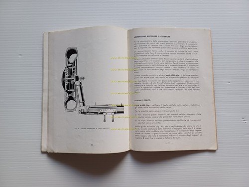 Alfa Romeo furgone Romeo 2° Benzina 1962 manuale uso manutenzione …