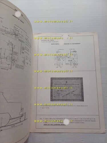 Alfa Romeo Giulia 1.3 Super 115.09 1970 scheda omologazione DGM …