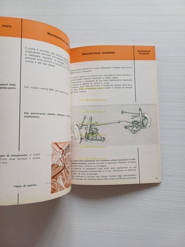 Alfa Romeo Giulia 1300 1967 manuale uso manutenzione libretto originale