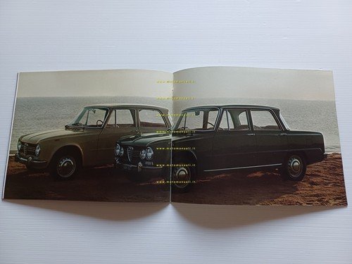 Alfa Romeo Giulia 1300 Super - 1600 Super 1971 depliant …