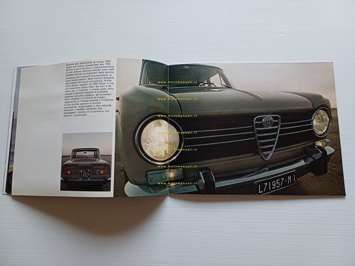 Alfa Romeo Giulia 1300 Super - 1600 Super 1971 depliant …
