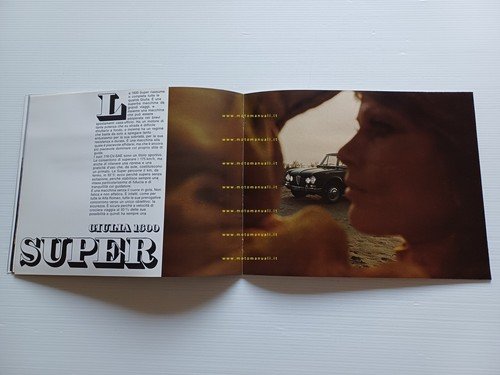 Alfa Romeo Giulia 1300 Super - 1600 Super 1971 depliant …