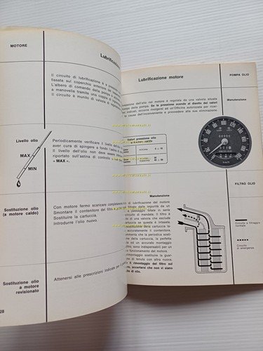Alfa Romeo Giulia 1300 Super 1971 manuale uso manutenzione libretto …