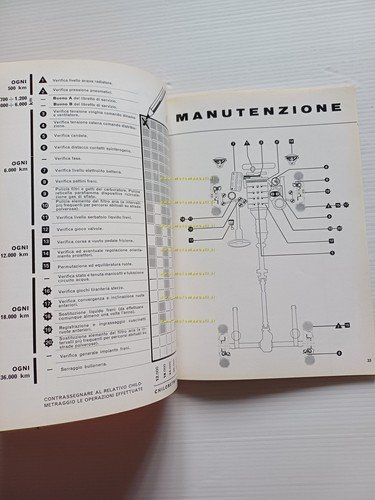 Alfa Romeo Giulia 1300 TI 1967 manuale uso manutenzione libretto …