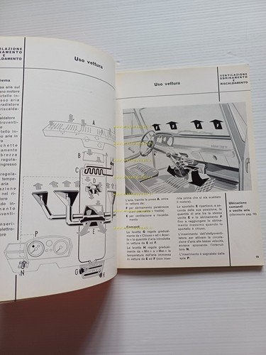 Alfa Romeo Giulia 1300 TI 1967 manuale uso manutenzione libretto …