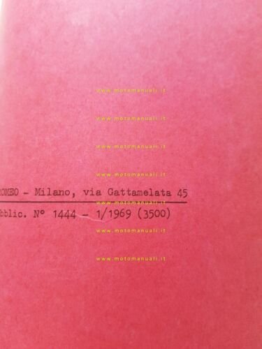 Alfa Romeo Giulia 1600 S 1969 manuale officina caratteristiche tecniche
