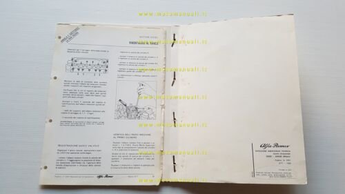 Alfa Romeo Giulia Diesel- A11-12 - F11-12 1977 manuale officina …