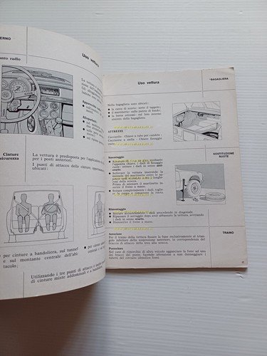Alfa Romeo Giulia Nuova Super 1976 manuale uso manutenzione libretto …