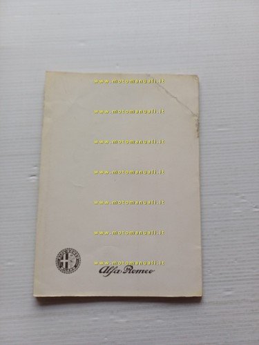 Alfa Romeo Giulia Spider-Giulia Spider Veloce 1964 manuale uso originale