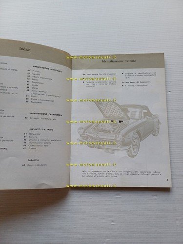 Alfa Romeo Giulia Spider-Giulia Spider Veloce 1964 manuale uso originale