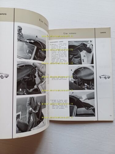 Alfa Romeo Giulia Spider-Giulia Spider Veloce 1964 manuale uso originale