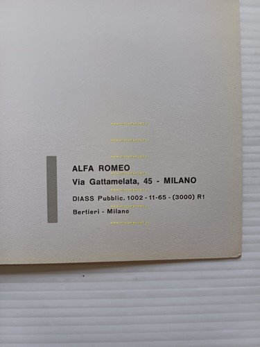 Alfa Romeo Giulia Sprint GT 1965 manuale uso manutenzione libretto …