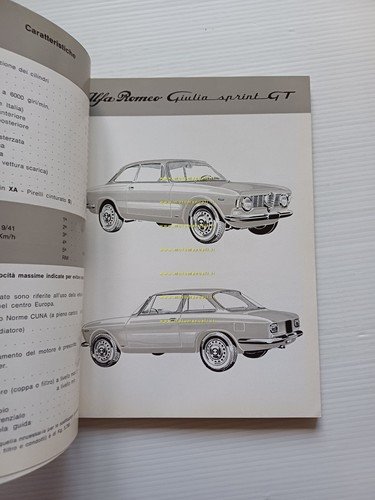 Alfa Romeo Giulia Sprint GT 1966 manuale uso manutenzione libretto …
