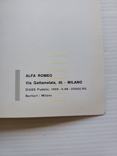 Alfa Romeo Giulia Sprint GT 1966 manuale uso manutenzione libretto …