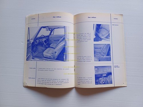 Alfa Romeo Giulia Sprint GT Veloce 1967 ALLEGATO manuale uso …