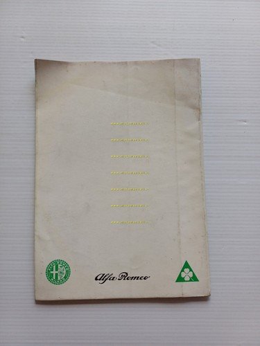 Alfa Romeo Giulia Sprint GTA 1965 manuale uso manutenzione libretto …